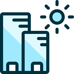 Building Daylight Icon from Ultimate Duotone Set
