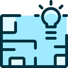 Project Blueprint Idea Icon from Ultimate Duotone Set