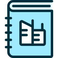 Project Book Building Icon from Ultimate Duotone Set