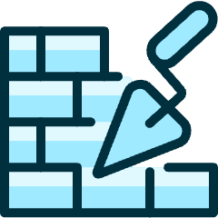 Construction Brick Icon from Ultimate Duotone Set