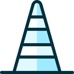Construction Cone Icon from Ultimate Duotone Set