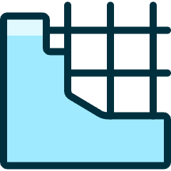 Construction Fence Icon from Ultimate Duotone Set