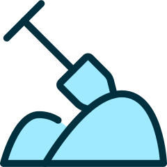 Construction Shovel Icon from Ultimate Duotone Set