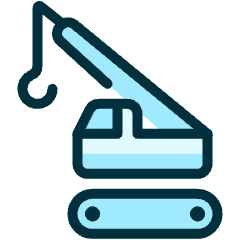 Heavy Equipment Lift Hook Icon from Ultimate Duotone Set