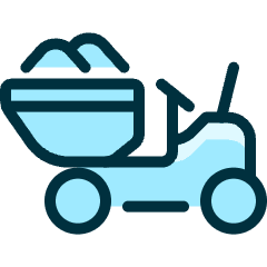 Heavy Equipment Mortar Truck 2 Icon from Ultimate Duotone Set