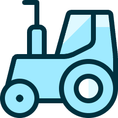 Heavy Equipment Tractor Icon from Ultimate Duotone Set