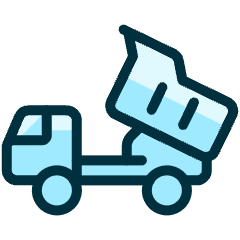 Heavy Equipment Truck Icon from Ultimate Duotone Set