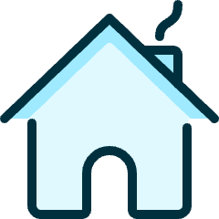 House Chimney Smoke Icon from Ultimate Duotone Set