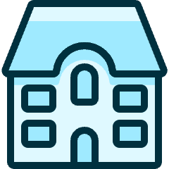 House Apartment Icon from Ultimate Duotone Set