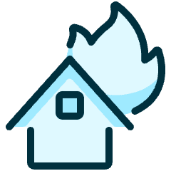 House Fire 2 Icon from Ultimate Duotone Set