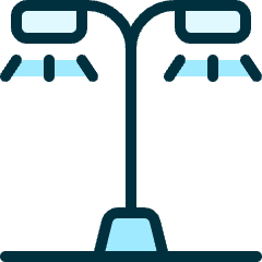 Street Light Icon from Ultimate Duotone Set