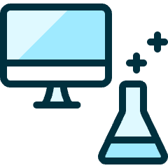 Ab Testing Chemistry Monitor 1 Icon from Ultimate Duotone Set