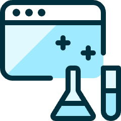 Ab Testing Chemistry Icon from Ultimate Duotone Set