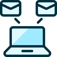 Laptop Announcement 1 Icon from Ultimate Duotone Set