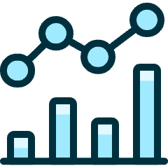 Analytics Graph Bar 1 Icon from Ultimate Duotone Set