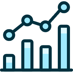 Analytics Graph Bar Icon from Ultimate Duotone Set