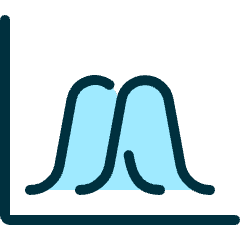 Analytics Mountain Icon from Ultimate Duotone Set