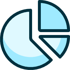 Analytics Pie 2 Icon from Ultimate Duotone Set