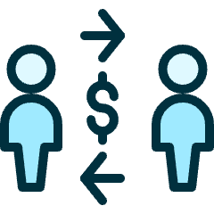 Business Deal Cash Exchange Icon from Ultimate Duotone Set