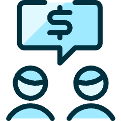 Business Deal Men Cash Icon from Ultimate Duotone Set