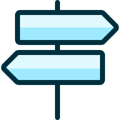 Business Crossroad Icon from Ultimate Duotone Set