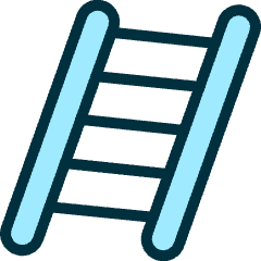 Business Ladder Icon from Ultimate Duotone Set