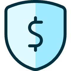 Cash Shield Icon from Ultimate Duotone Set