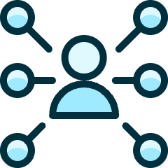 User Network Icon from Ultimate Duotone Set