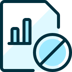 Data File Bars Disable Icon from Ultimate Duotone Set