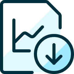 Data File Download Icon from Ultimate Duotone Set