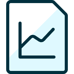 Data File Graph Icon from Ultimate Duotone Set