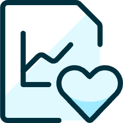 Data File Heart Icon from Ultimate Duotone Set
