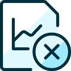 Data File Remove Icon from Ultimate Duotone Set