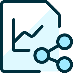 Data File Share Icon from Ultimate Duotone Set