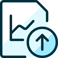 Data File Upload Icon from Ultimate Duotone Set