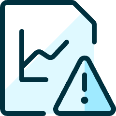 Data File Warning Icon from Ultimate Duotone Set