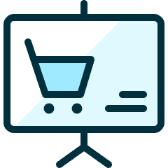 Performance Presentation Cart Icon from Ultimate Duotone Set
