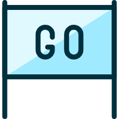 Launch Go Icon from Ultimate Duotone Set
