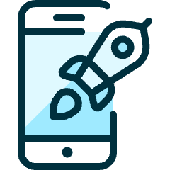 Mobile Launch Icon from Ultimate Duotone Set