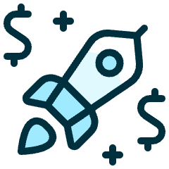 Startup Launch 1 Icon from Ultimate Duotone Set