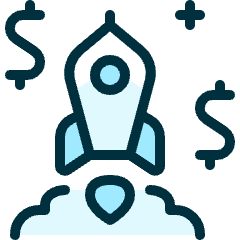 Startup Launch Icon from Ultimate Duotone Set