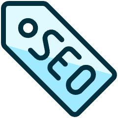 Seo Label Icon from Ultimate Duotone Set