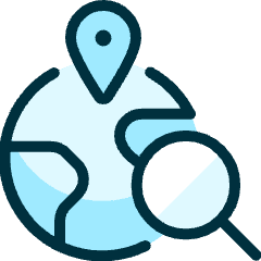 Seo Network Map Icon from Ultimate Duotone Set