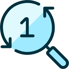 Seo Search One Icon from Ultimate Duotone Set