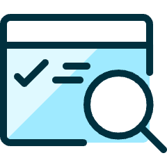 Seo Search Page Icon from Ultimate Duotone Set