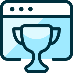 Seo Trophy Icon from Ultimate Duotone Set