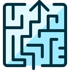 Maze Strategy Icon from Ultimate Duotone Set
