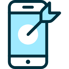 Target Center Phone Icon from Ultimate Duotone Set