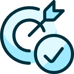 Target Correct Icon from Ultimate Duotone Set