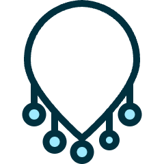 Accessories Necklace 1 Icon from Ultimate Duotone Set